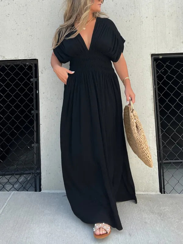 Scarlett maxi met V-hals elegantie