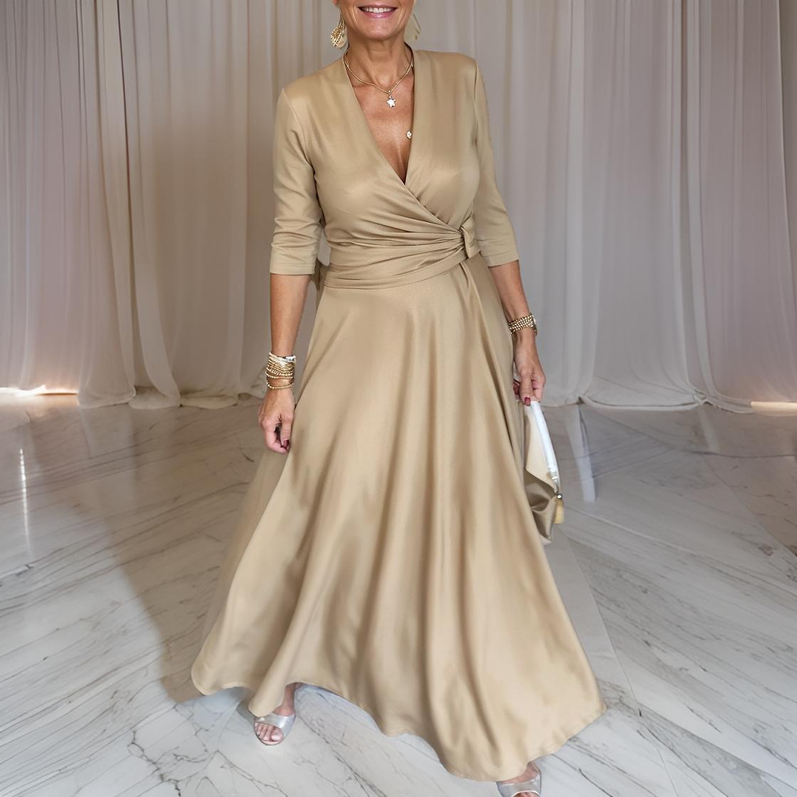 Elena - Elegante jurk met V-hals