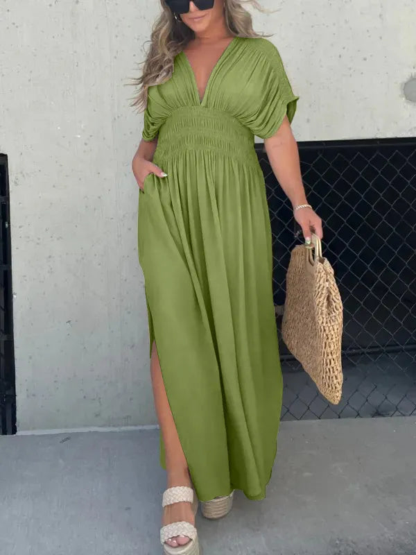 Scarlett maxi met V-hals elegantie