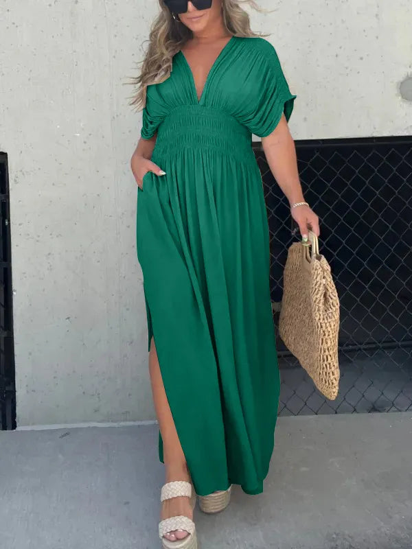 Scarlett maxi met V-hals elegantie