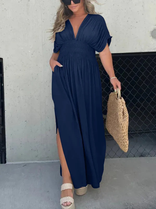 Scarlett maxi met V-hals elegantie