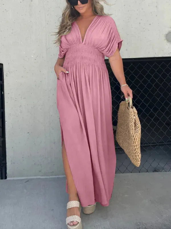 Scarlett maxi met V-hals elegantie