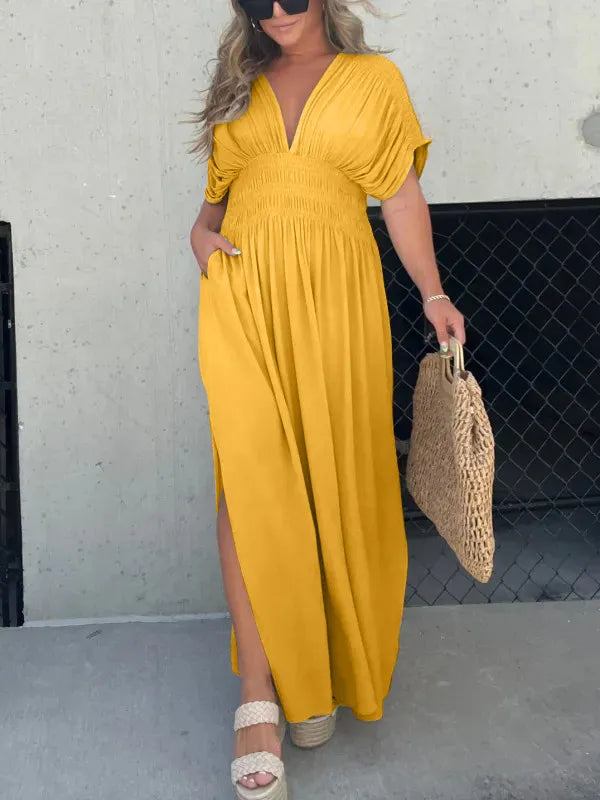 Scarlett maxi met V-hals elegantie