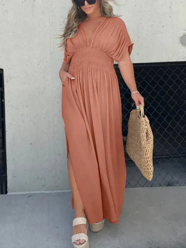 Scarlett maxi met V-hals elegantie