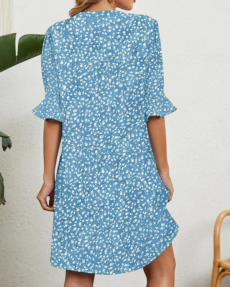 Vivian - Dames zomerkleed met bloemen