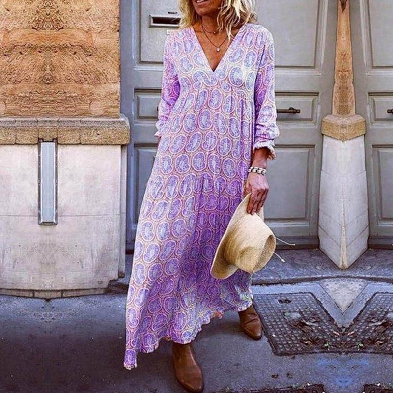 By Ziza - Stilinge vrouwen jurk in Ibiza stijl