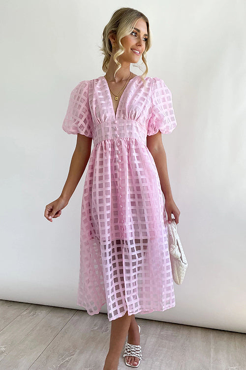 Domenica - Speelse zomer midi jurk