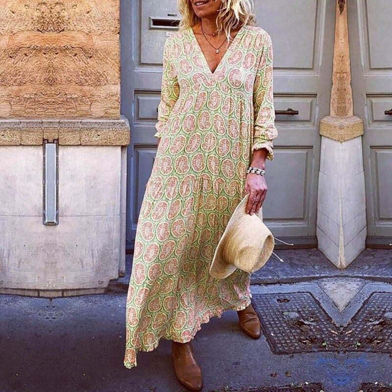 By Ziza - Stilinge vrouwen jurk in Ibiza stijl