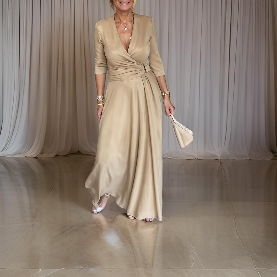 Elena - Elegante jurk met V-hals
