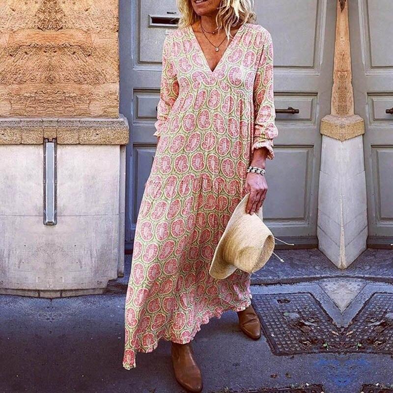 By Ziza - Stilinge vrouwen jurk in Ibiza stijl