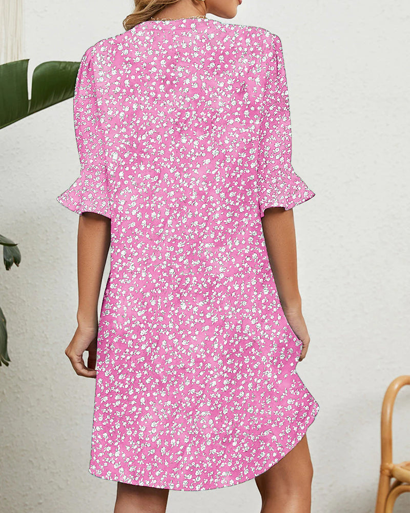 Vivian - Dames zomerkleed met bloemen