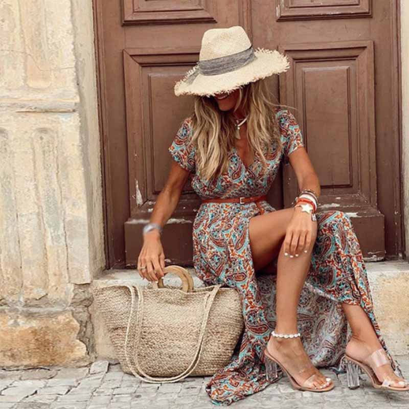 Voglia Boho jurk - Elegante boho chique vrouwenjurk
