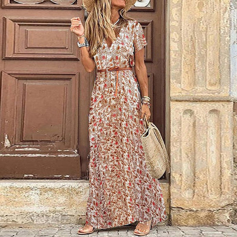 Voglia Boho jurk - Elegante boho chique vrouwenjurk