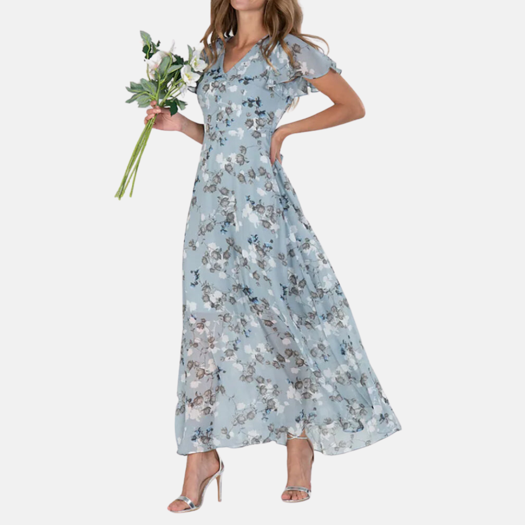 Mona's - Zomer maxi jurk met bloemen