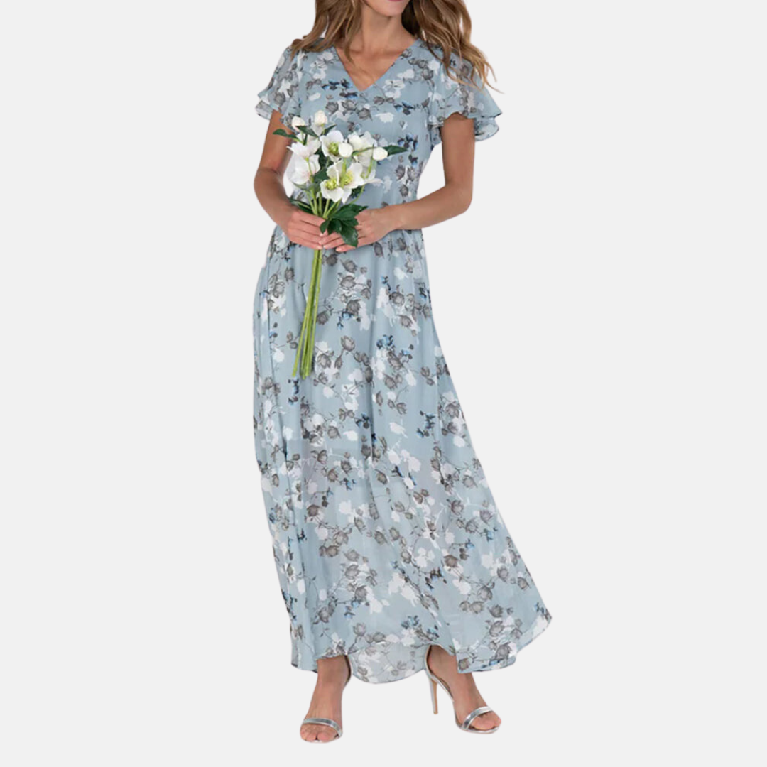 Mona's - Zomer maxi jurk met bloemen