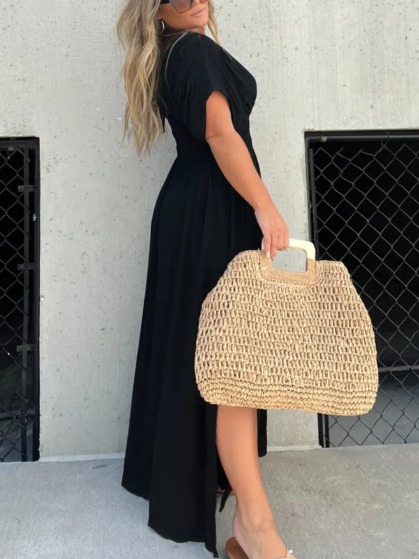 Scarlett maxi met V-hals elegantie