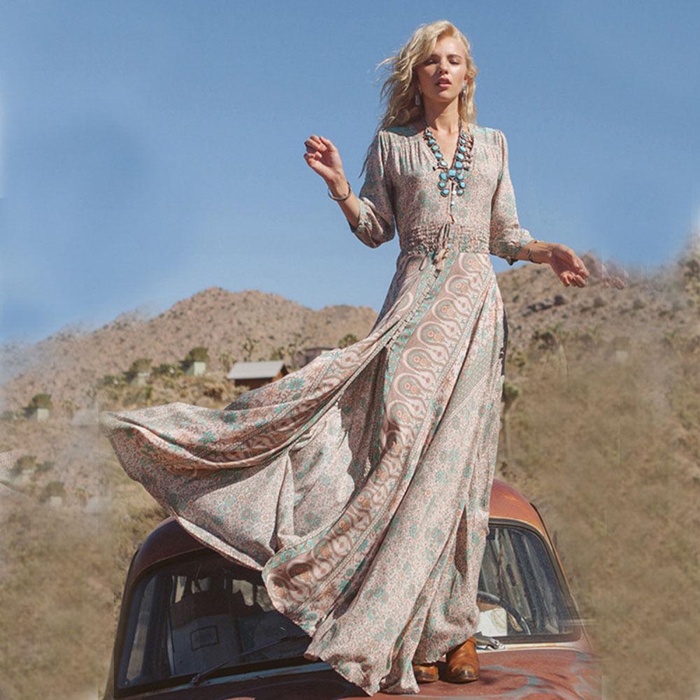 Modachic - Maxi jurk boho stijl voor buiten