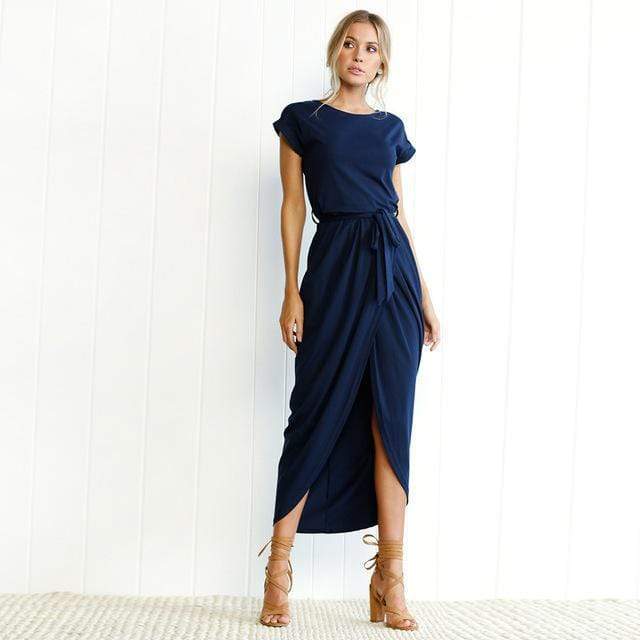 Modessi - Elegante maxi avondjurk met split