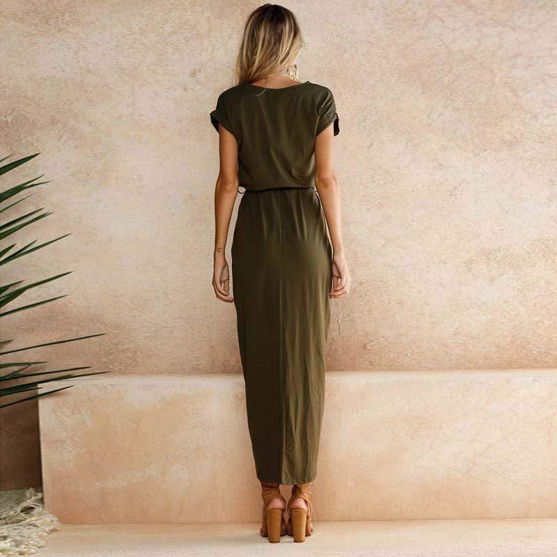 Modessi - Elegante maxi avondjurk met split
