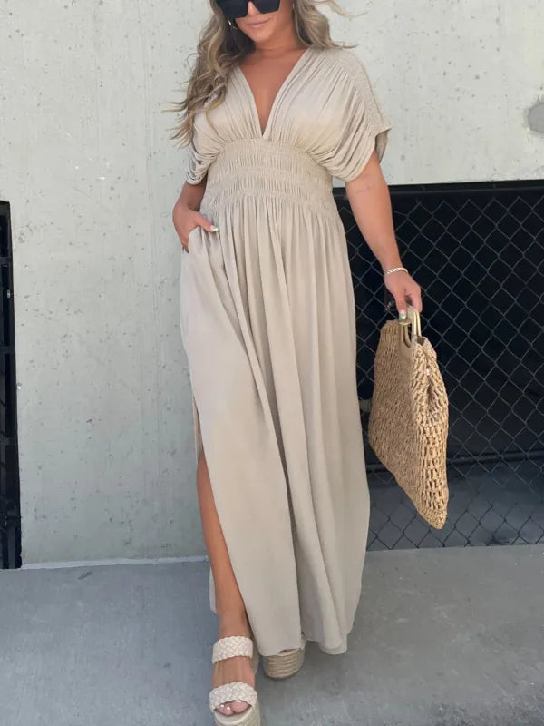 Scarlett maxi met V-hals elegantie