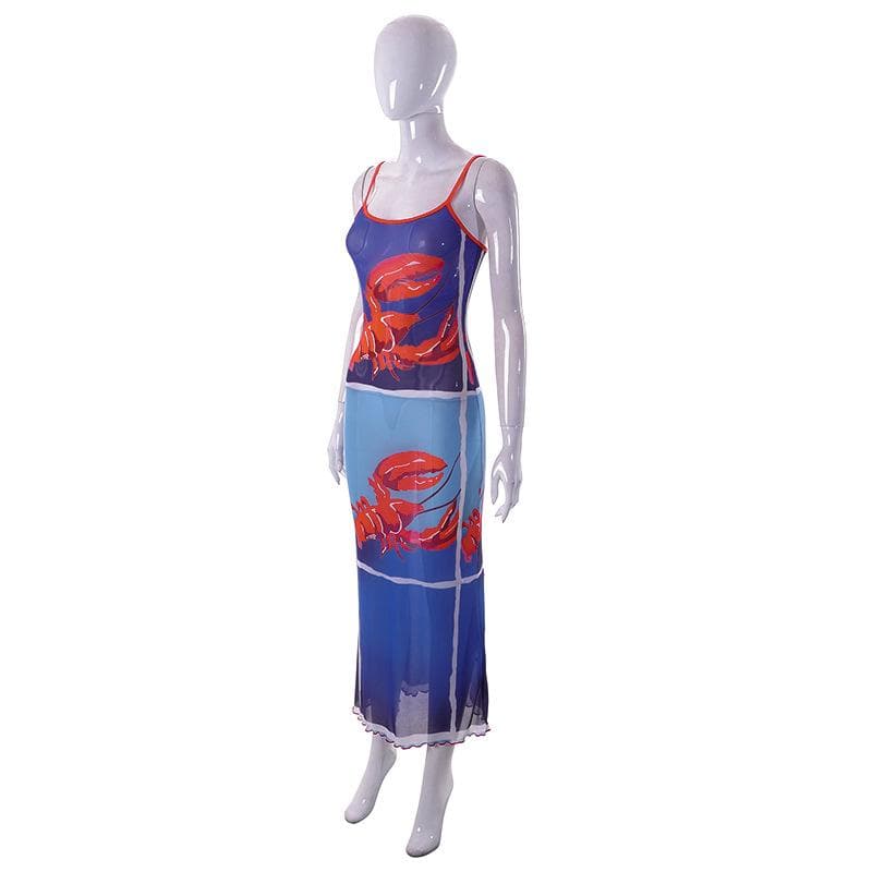 Katerina Hummer elegante rimpel zwarte jurk