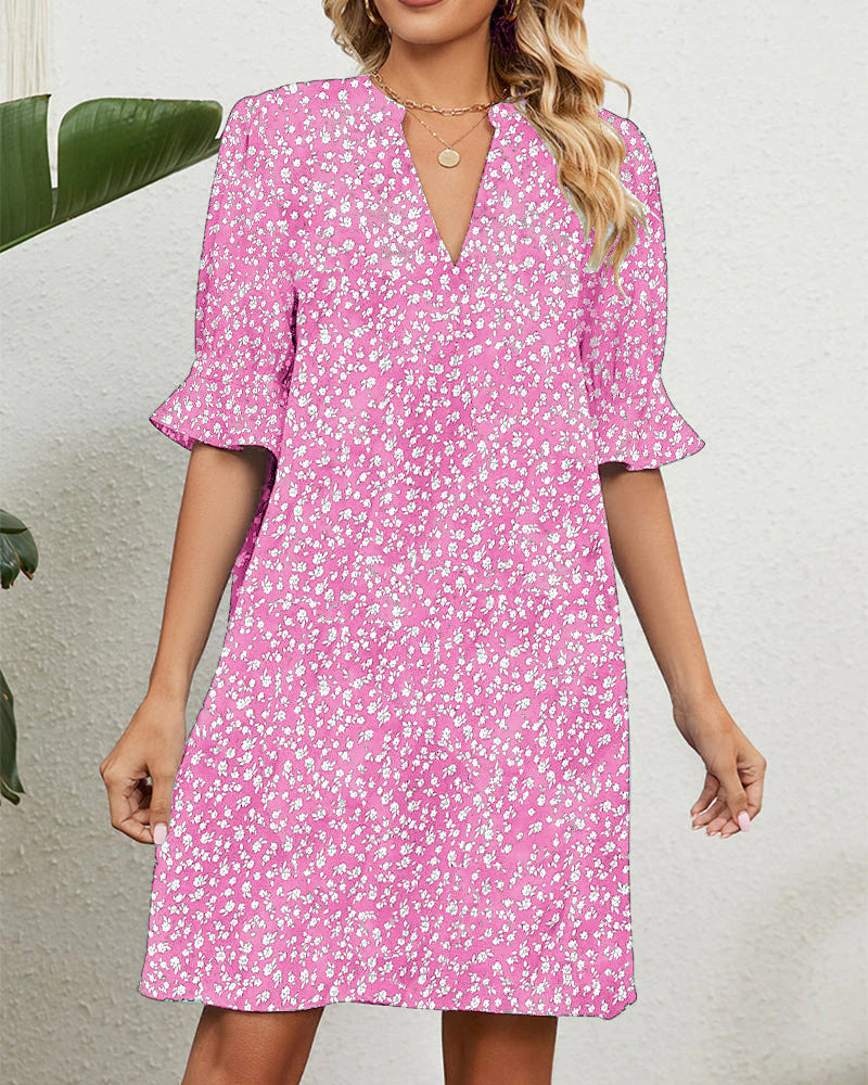 Vivian - Dames zomerkleed met bloemen