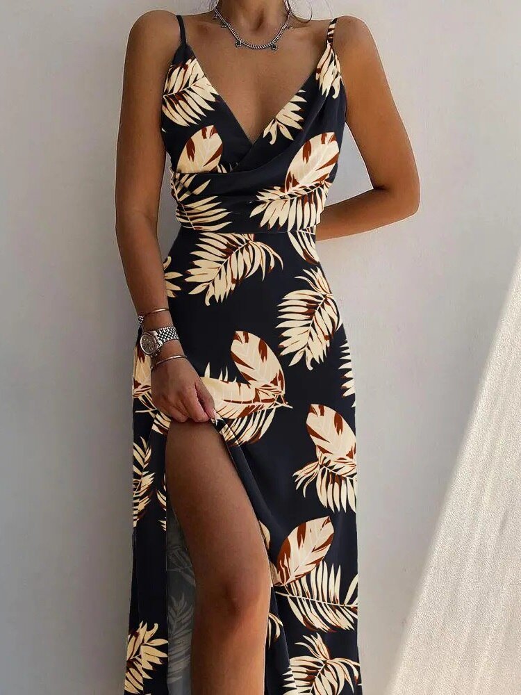 Nadine - Elegante jurk met V-hals