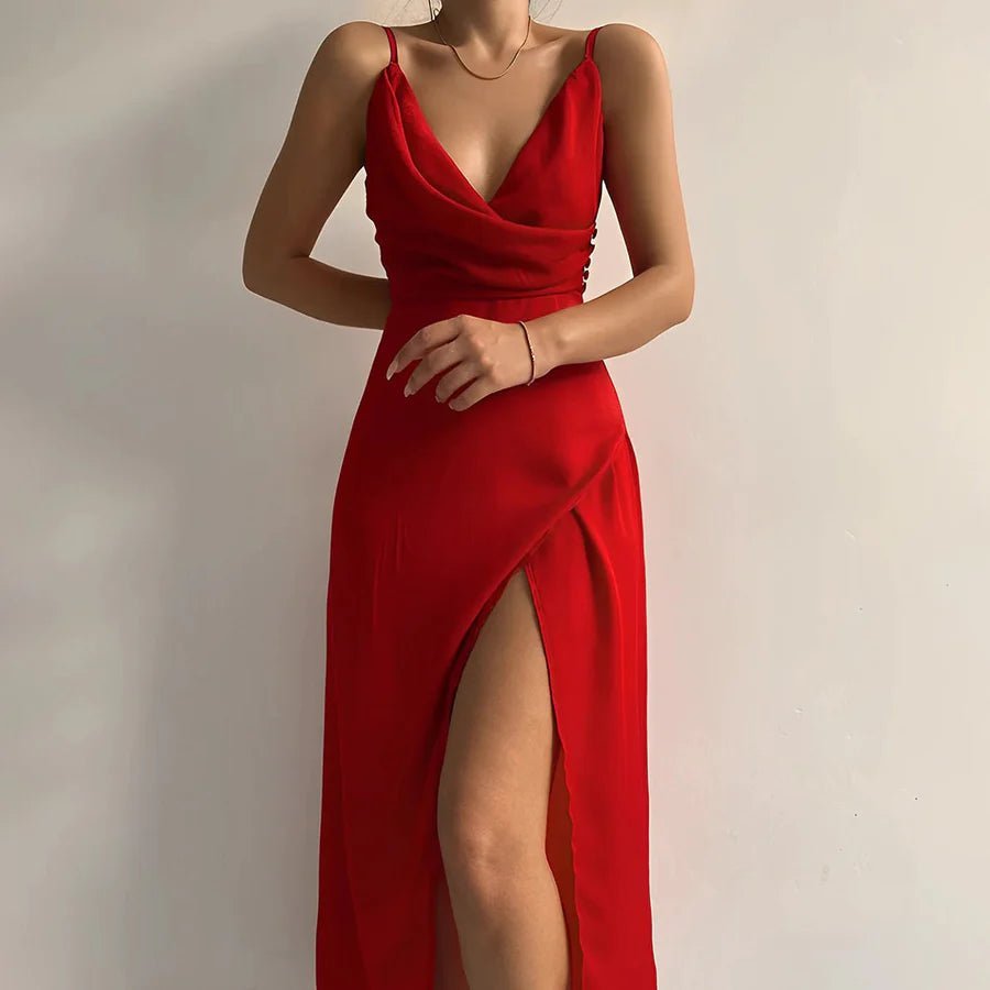 Nadine - Elegante jurk met V-hals