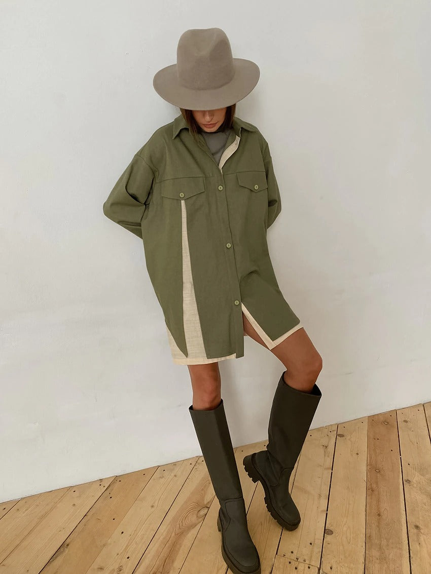 Camille | Madinga mini jurk met knoopjes