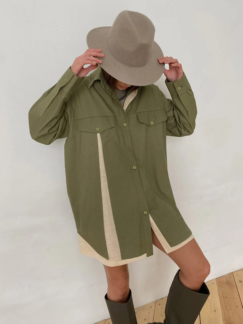 Camille | Madinga mini jurk met knoopjes
