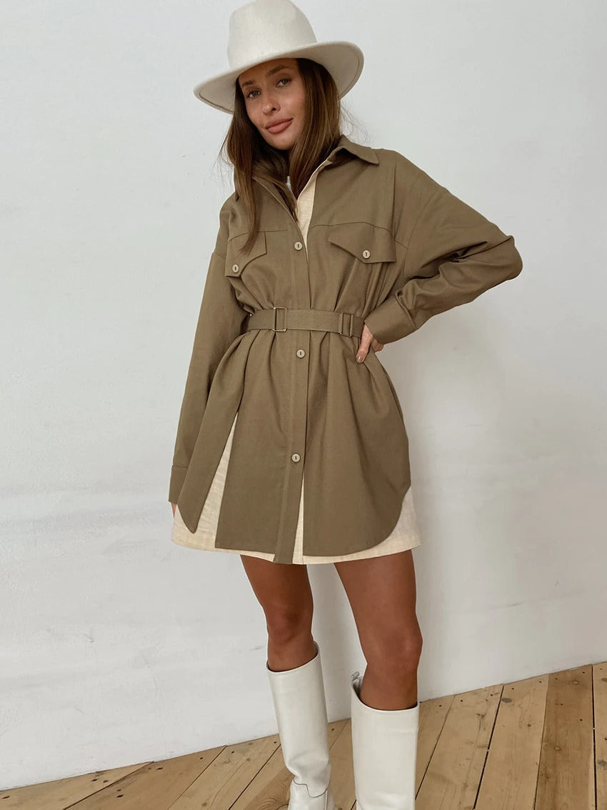Camille | Madinga mini jurk met knoopjes