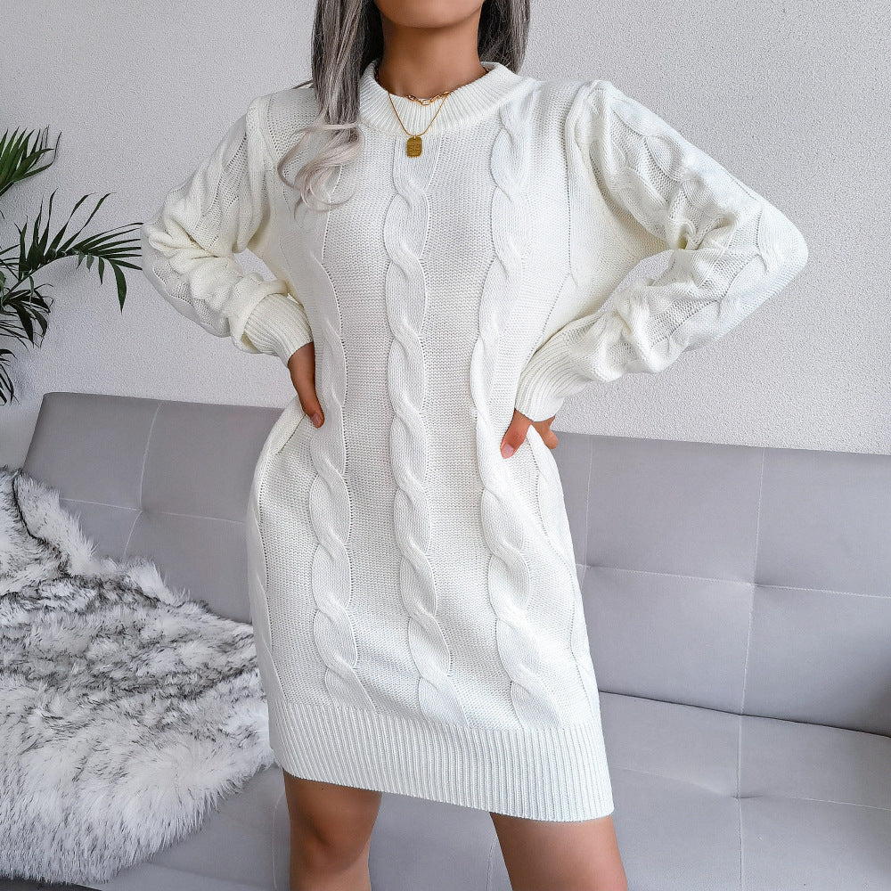 Celara - Comfortabele lange jurk en trui combinatie lange trui