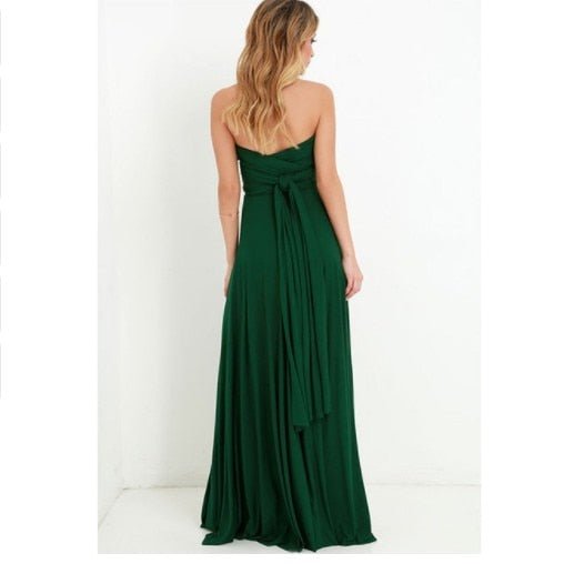 Evita - Universali maxi feestjurk met draping