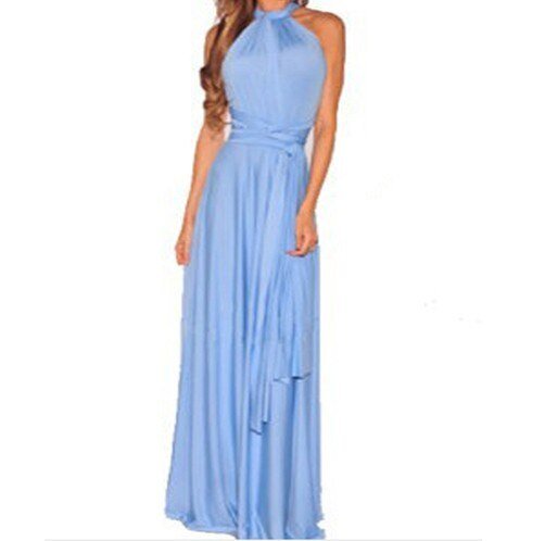 Evita - Universali maxi feestjurk met draping