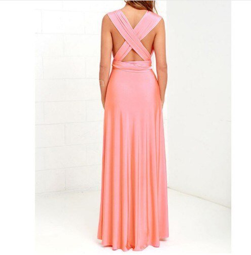 Evita - Universali maxi feestjurk met draping
