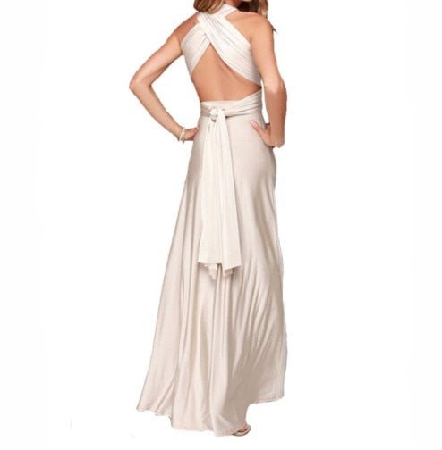 Evita - Universali maxi feestjurk met draping
