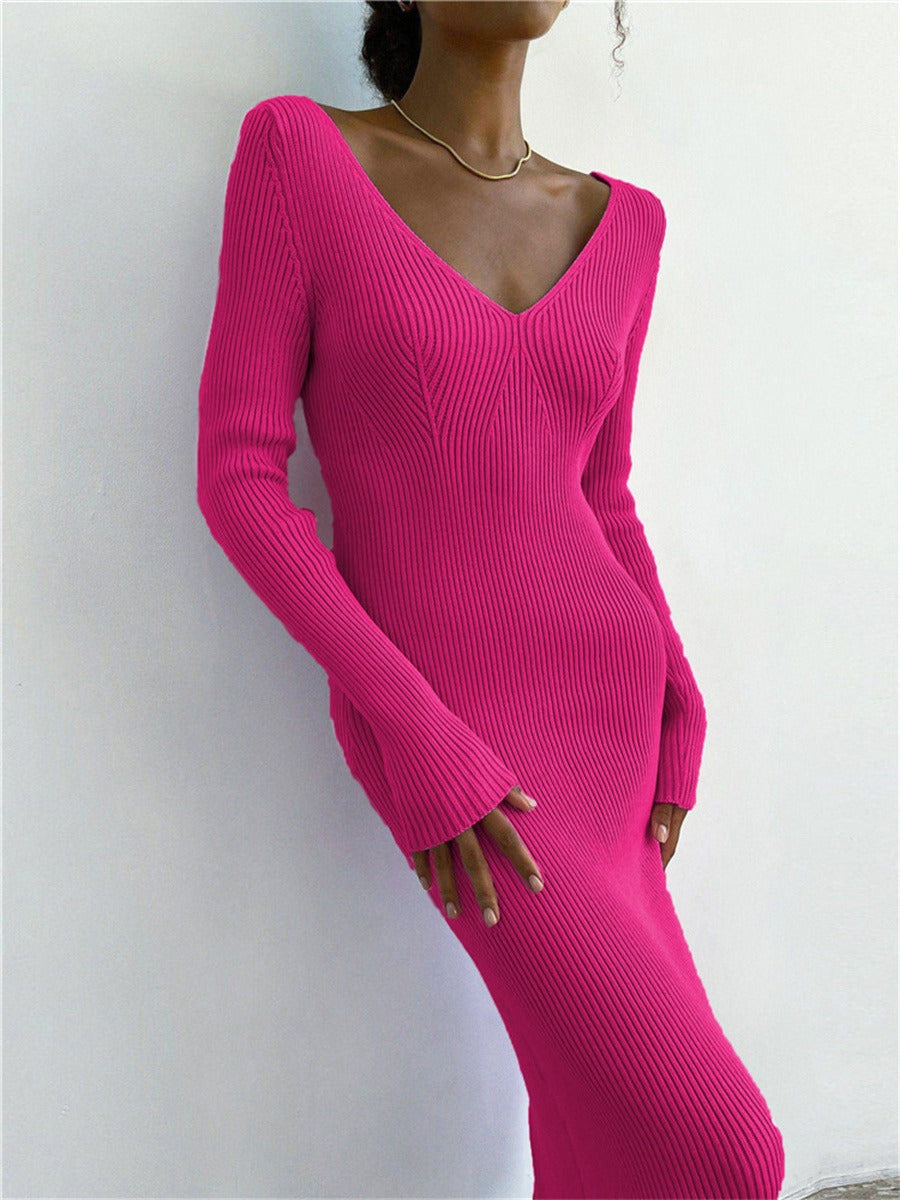 Bella | Tricot midi jurk