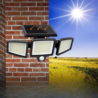 LED-buitenlamp met bewegingssensor en waterdichte behuizing