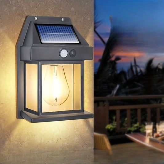 Buitenmuurlamp op zonne-energie