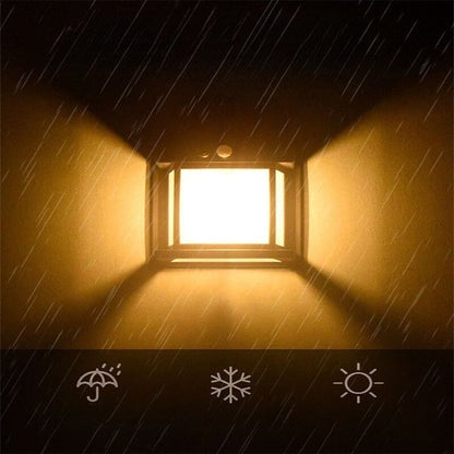 Buitenmuurlamp op zonne-energie