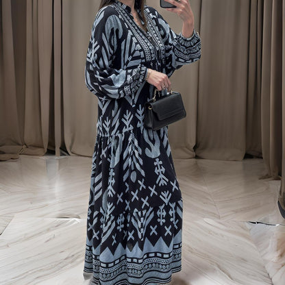 Elisa – Margina jurk met V-hals