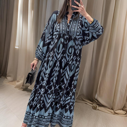 Elisa – Margina jurk met V-hals