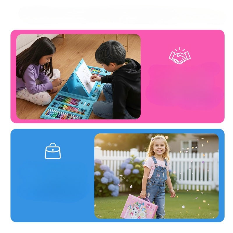 Luxe creatieve kunstset voor kinderen