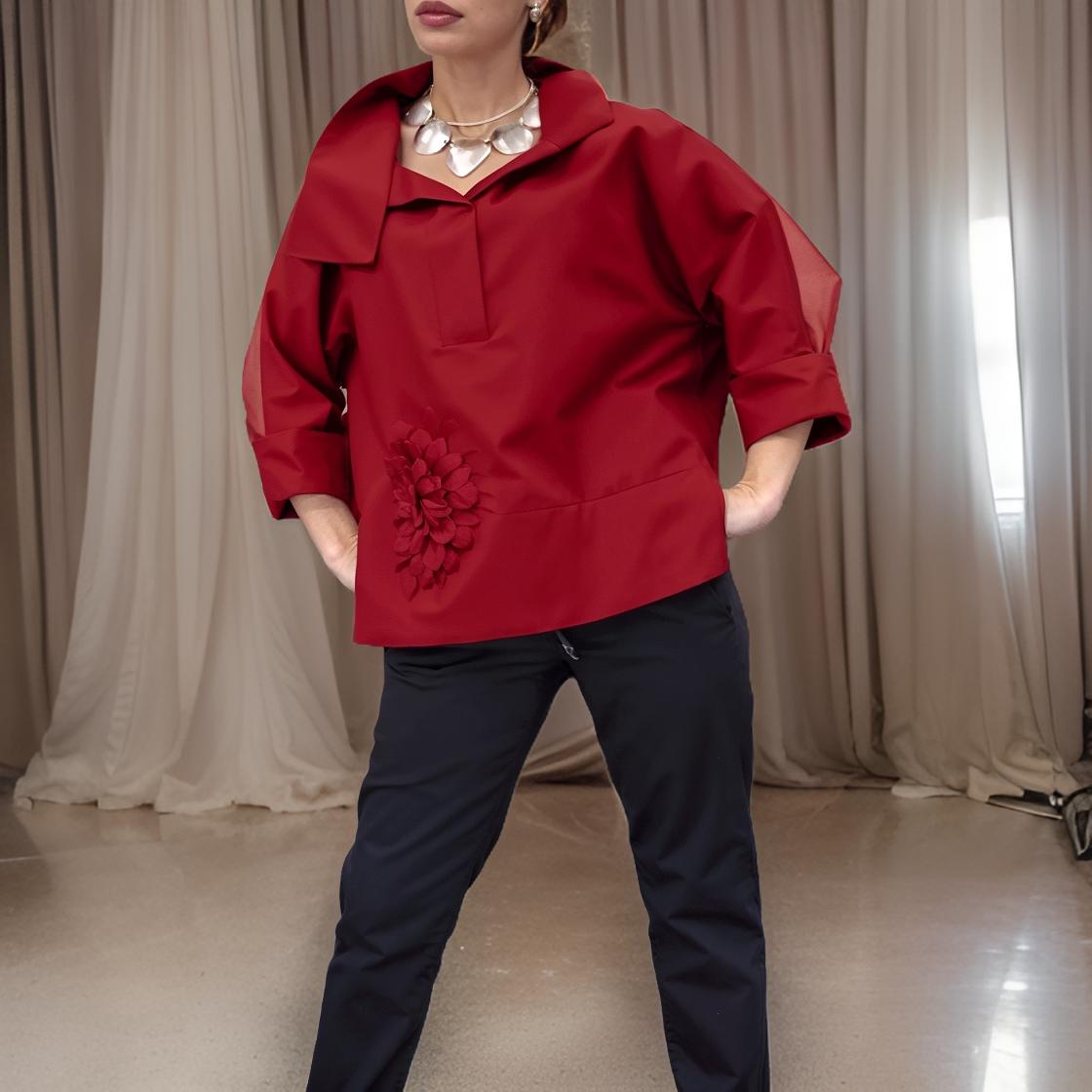 Sorella - Elegante kanten blouse