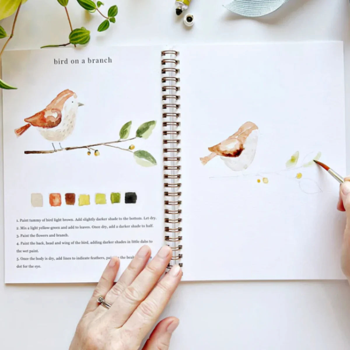 Aquarel-tekenboek – helpt je tot rust komen en ontspannen!