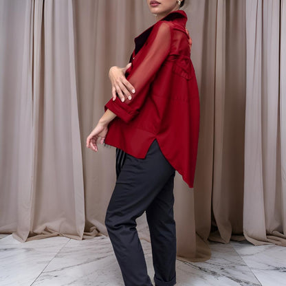 Sorella - Elegante kanten blouse