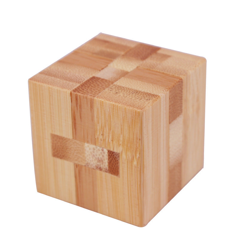 Houten 3D-puzzel – klassiek denkspel voor iedereen