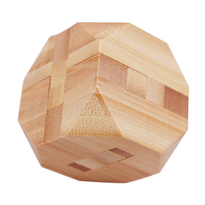 Houten 3D-puzzel – klassiek denkspel voor iedereen