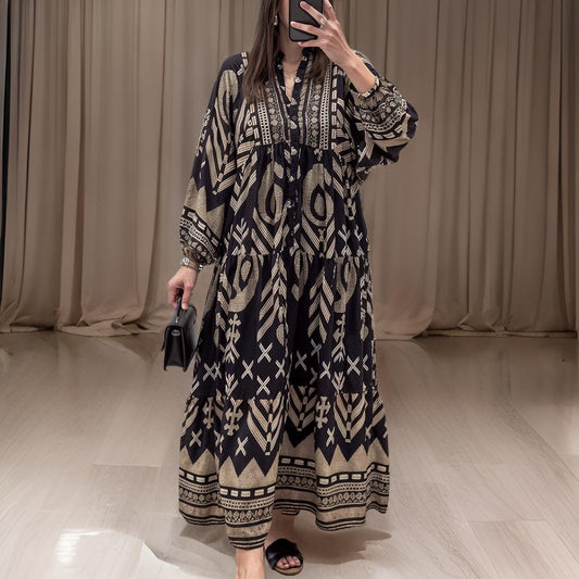 Elisa – Margina jurk met V-hals