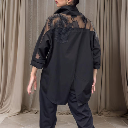 Sorella - Elegante kanten blouse
